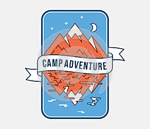 Outdoor camp adventure