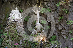 Outdoor catholic shrine