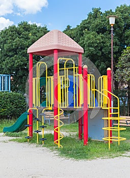 Outdoor childern playground area