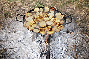 Outdoor Chips Preparation