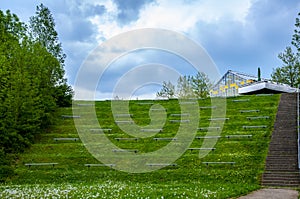 Outdoor cinema or theater in Aqua Magica natural park in Bad Oeynhausen photo