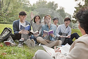 Outdoor class in the park