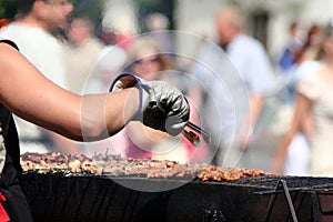 Externo cocinando 