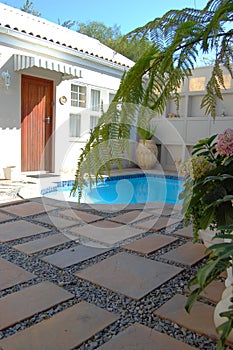 Outdoor courtyard