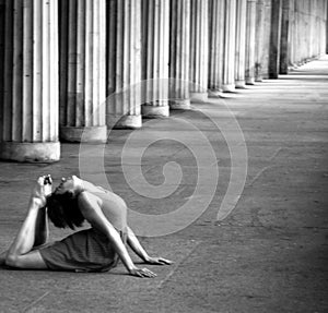 Outdoor dance performance