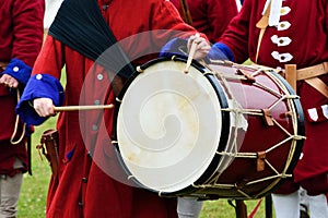 Outdoor drum in recreation