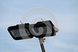 Outdoor Electrical Floodlights.