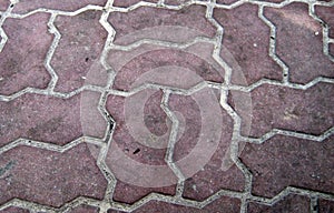 Outdoor floor tiles texture for background
