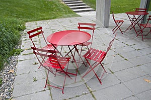 Outdoor garden chairs
