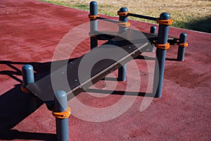Outdoor gym for street workout