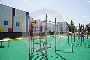 Outdoor gym for street workout