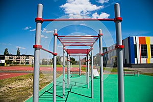 Outdoor gym for street workout