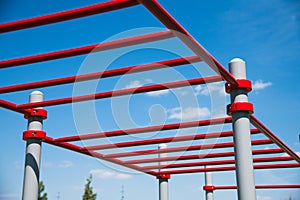 Outdoor gym for street workout