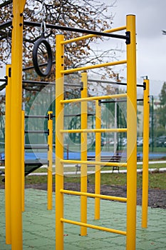 Outdoor gym for street workout and calisthenics