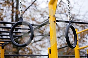 Outdoor gym for street workout and calisthenics