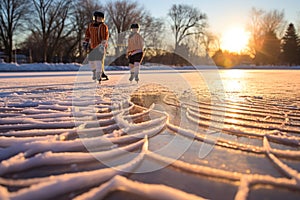 Outdoor Ice Rinks - Generative AI