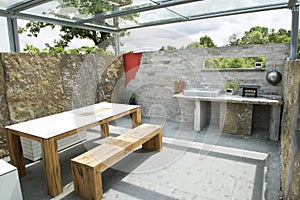 Outdoor kitchen