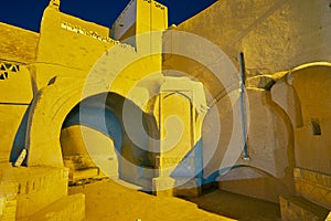 The outdoor kitchen in old Yazd