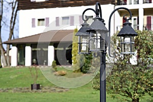 Outdoor lighting lamps used for decor and  lighting