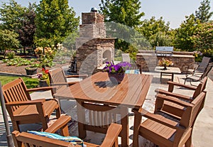 Outdoor living and dining photo