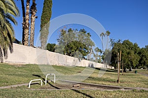 Outdoor Low Rise Asymmetrical Fitness Bars photo