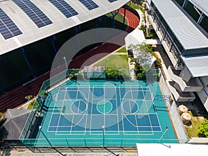 Outdoor Multi Purpose Basketball Court
