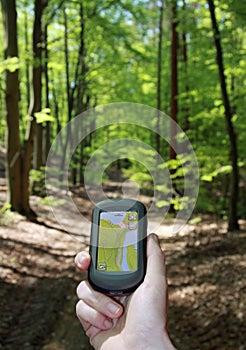 Outdoor Navigation in the wood