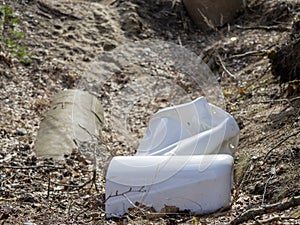 Outdoor old toilet