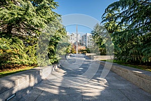 Outdoor park and garden in Barnes Foundation