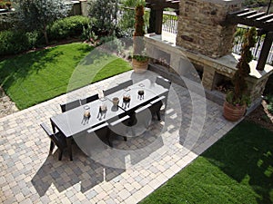 Outdoor Patio and Fireplace