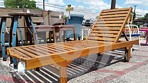 Outdoor Patio Lawn Chair ready for summer relaxation