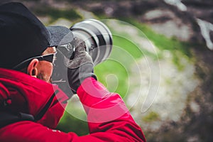 Outdoor Photographer at Work