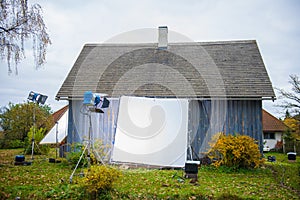 Outdoor photographic studio