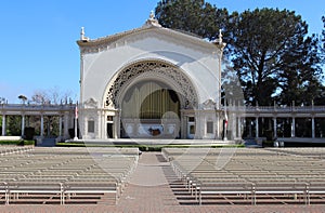 An Outdoor Pipe Organ