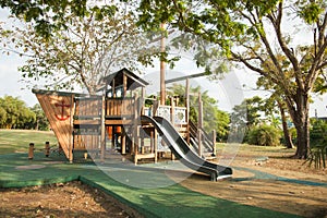 Outdoor playground in the Park