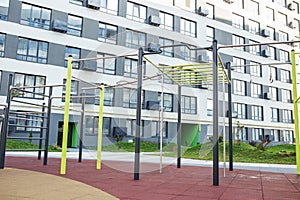 Outdoor Playground in Urban Residential Area