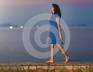 Outdoor portrait of a beautiful senior woman