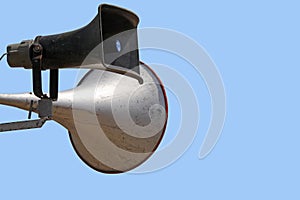 Outdoor public address speakers