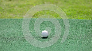 Outdoor recreation lifestyle activity professional golf playing male Caucasian