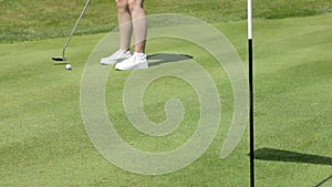 Outdoor recreation lifestyle activity professional golf playing male Caucasian