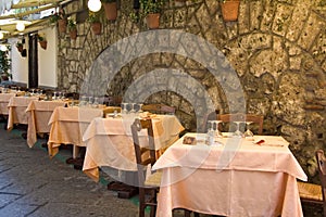 Outdoor restaurant