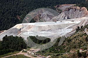 Outdoor salt mine