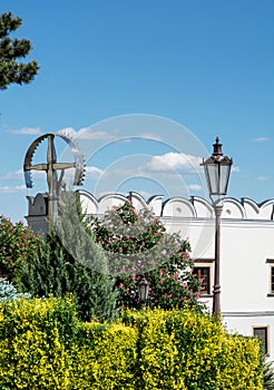 Outdoor scene in Nitra castle