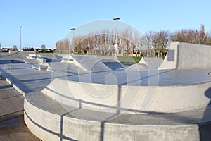 Outdoor skatepark
