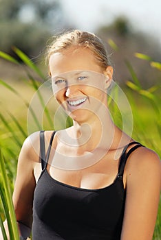 Outdoor smile