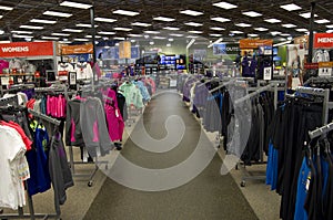 Outdoor sport clothing store