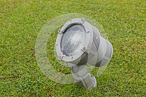 Outdoor Spotlighting on ground