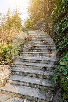 Outdoor Stone Stairs