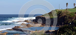 Outdoor swimming pool at Malabar beach photo