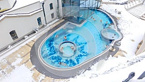 Outdoor Swimming Pool With Thermal Water